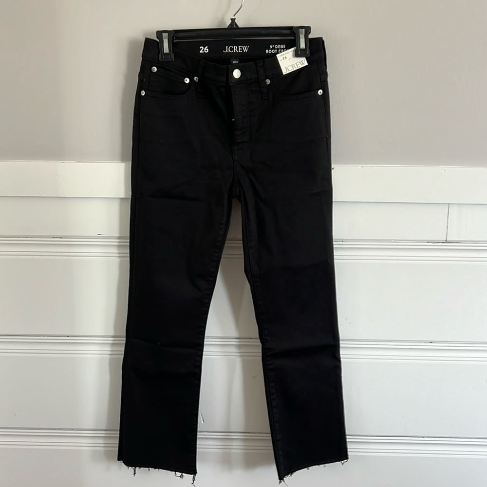 J Crew 9” Demi Boot Crop Jeans Size 26